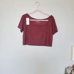 Outdoor Voices new with tags everyday crop tee shirt